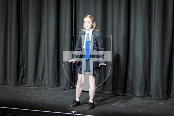 Picture by Peter Frankland. 17-03-25 Eisteddfod 2025 class 008 Set Poems 11 and under 12 years. Olivia Le Tissier