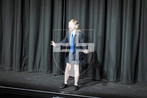 Picture by Peter Frankland. 17-03-25 Eisteddfod 2025 class 008 Set Poems 11 and under 12 years. Olivia Le Tissier