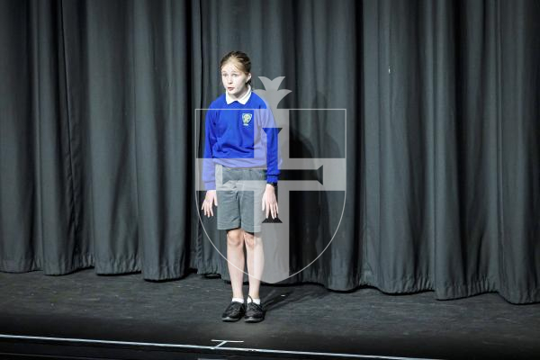 Picture by Peter Frankland. 20-03-25 Eisteddfod 2025 Class D007a - Set Poems 10 and under 11 years. Alicia Cathcart