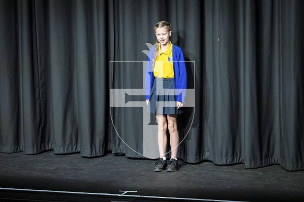 Picture by Peter Frankland. 20-03-25 Eisteddfod 2025 Class D007a - Set Poems 10 and under 11 years. Sienna Guilbert