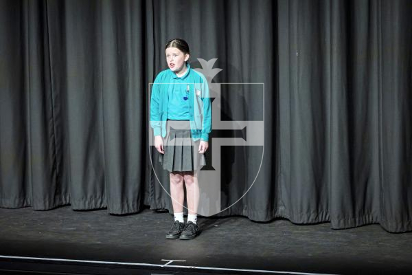 Picture by Peter Frankland. 20-03-25 Eisteddfod 2025 Class D007a - Set Poems 10 and under 11 years. Elizabeth Henry