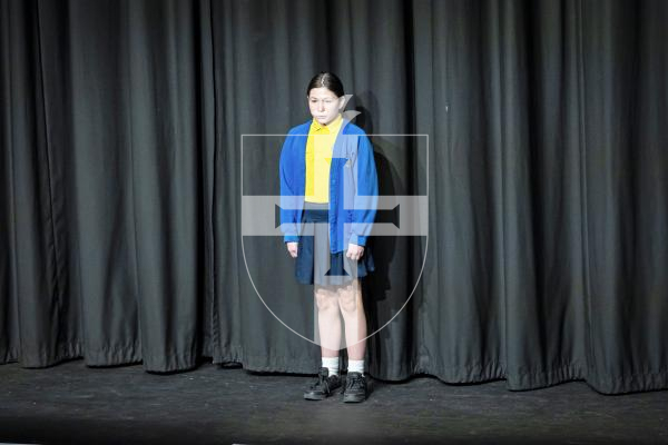 Picture by Peter Frankland. 20-03-25 Eisteddfod 2025 Class D007a - Set Poems 10 and under 11 years. Poppy Sarre