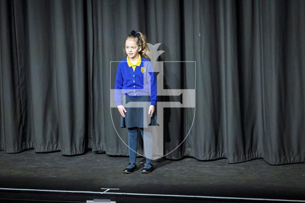 Picture by Peter Frankland. 20-03-25 Eisteddfod 2025 Class D007a - Set Poems 10 and under 11 years. Aoife McCarthy