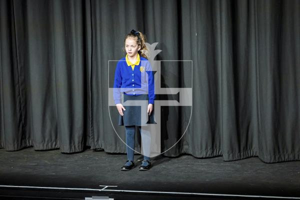 Picture by Peter Frankland. 20-03-25 Eisteddfod 2025 Class D007a - Set Poems 10 and under 11 years. Aoife McCarthy