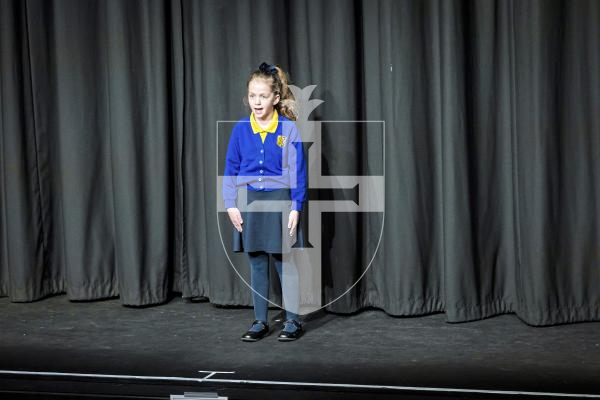 Picture by Peter Frankland. 20-03-25 Eisteddfod 2025 Class D007a - Set Poems 10 and under 11 years. Aoife McCarthy