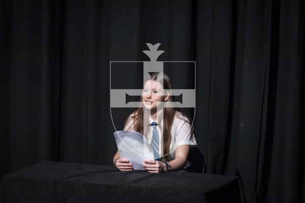 Picture by Peter Frankland. 11-03-26 Eisteddfod Class D026 - News Reading 13 and Under 18  Years. Charlotte Robert