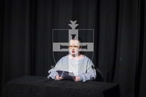 Picture by Peter Frankland. 11-03-26 Eisteddfod Class D026 - News Reading 13 and Under 18  Years. Angelina Upson