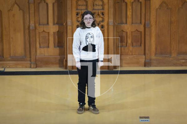 Picture by Peter Frankland. 01-03-26 Eisteddfod 2026 at Capelles Church. Class M149 Sacred Solo 12 and Under. Lola Brazao.