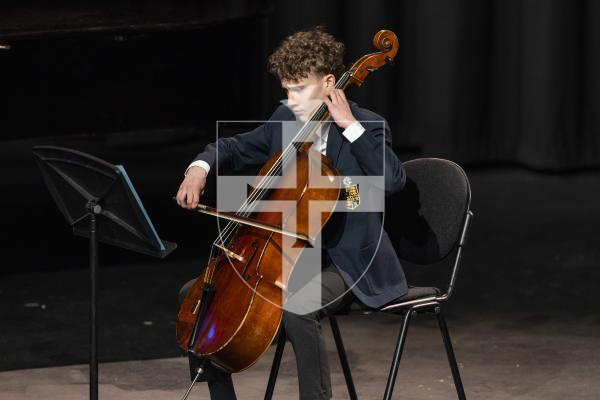 Picture by Sophie Rabey. 02–0326.  Guernsey Eisteddfod 2026 at Beau Sejour.  Monday 2nd Afternoon Session.
M054 - CELLO UNDER 14.
Solomon Bearder - Minuets 1 & 2 from Cello Suite No.1