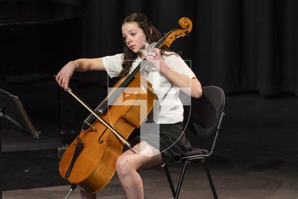 Picture by Sophie Rabey. 02–0326.  Guernsey Eisteddfod 2026 at Beau Sejour.  Monday 2nd Afternoon Session.
M054 - CELLO UNDER 14.
Rosie Gist - Gavotte No.2