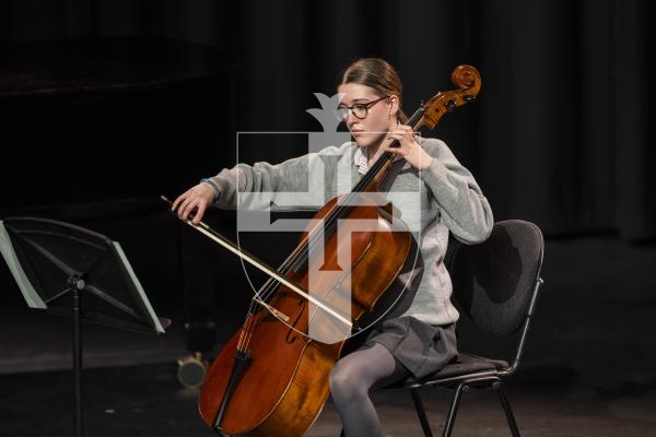 Picture by Sophie Rabey. 02–0326.  Guernsey Eisteddfod 2026 at Beau Sejour.  Monday 2nd Afternoon Session.
M055 - CELLO UNDER 16.
Imala Bearder - Tarantella