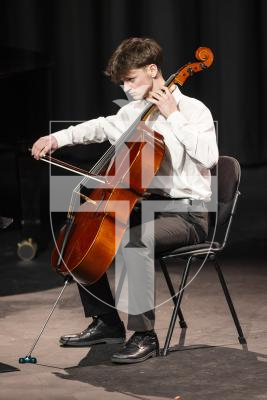 Picture by Sophie Rabey. 02–0326.  Guernsey Eisteddfod 2026 at Beau Sejour.  Monday 2nd Afternoon Session.
M055 - CELLO UNDER 16.
William Kennedy - Suite No.2 in D Minor, MBV 1008: IV. Sarabande.