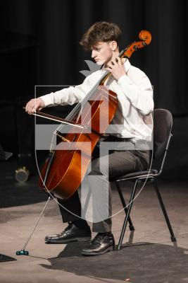 Picture by Sophie Rabey. 02–0326.  Guernsey Eisteddfod 2026 at Beau Sejour.  Monday 2nd Afternoon Session.
M055 - CELLO UNDER 16.
William Kennedy - Suite No.2 in D Minor, MBV 1008: IV. Sarabande.
