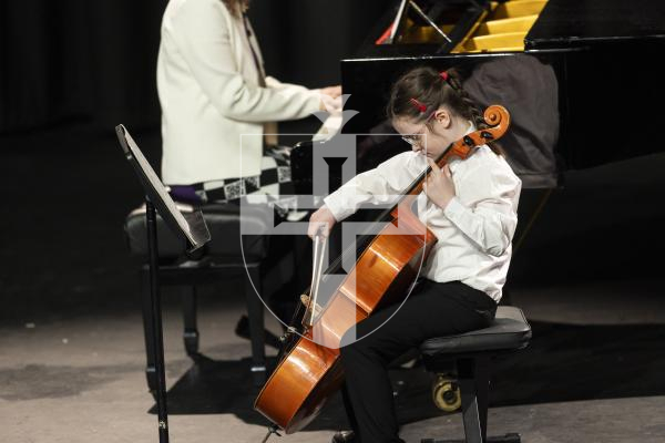 Picture by Sophie Rabey. 03–03-26.  Guernsey Eisteddfod 2026 at Beau Sejour.  Tuesday 3rd Morning Session.
M052 - CELLO UNDER 9.
*not in programme*
Audrey - Happy Go Lucky.