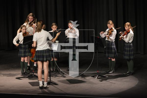 Picture by Sophie Rabey. 03–03-26.  Guernsey Eisteddfod 2026 at Beau Sejour.  Tuesday 3rd Morning Session.
M113 - ORCHESTRA BAND OR INSTRUMENTAL ENSEMBLE - JUNIOR SCHOOL AGE.
Melrose String Ensemble - Daydream and Circus Tricks
