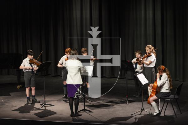Picture by Sophie Rabey. 03–03-26.  Guernsey Eisteddfod 2026 at Beau Sejour.  Tuesday 3rd Morning Session.
M113 - ORCHESTRA BAND OR INSTRUMENTAL ENSEMBLE - JUNIOR SCHOOL AGE.
Beechwood Strings Club - Spy Movie from Hollywood Suite.