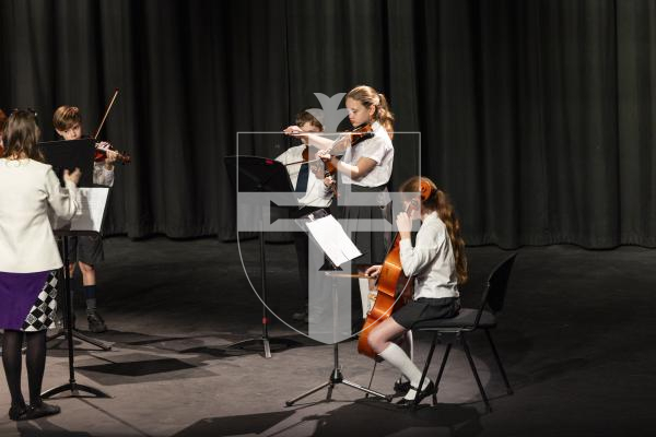 Picture by Sophie Rabey. 03–03-26.  Guernsey Eisteddfod 2026 at Beau Sejour.  Tuesday 3rd Morning Session.
M113 - ORCHESTRA BAND OR INSTRUMENTAL ENSEMBLE - JUNIOR SCHOOL AGE.
Beechwood Strings Club - Spy Movie from Hollywood Suite.