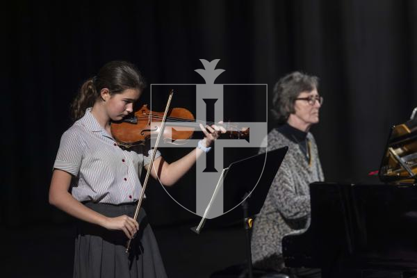 Picture by Peter Frankland. 05-03-26 Eisteddfod 2026 Class M042 - Violin Under 14. Angharad Wakelin