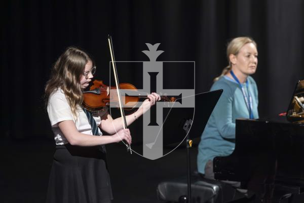 Picture by Peter Frankland. 05-03-26 Eisteddfod 2026 Class M042 - Violin Under 14. Amelia-Jane Bougourd.