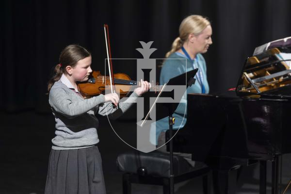 Picture by Peter Frankland. 05-03-26 Eisteddfod 2026 Class M042 - Violin Under 14. Isla Boughay