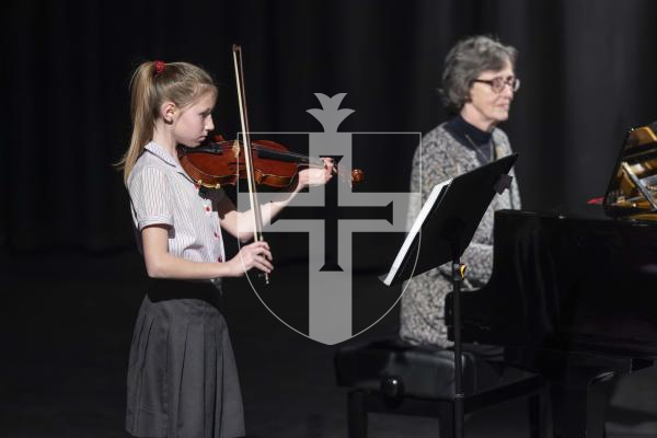 Picture by Peter Frankland. 05-03-26 Eisteddfod 2026 Class M042 - Violin Under 14. Elizabeth Touzeau