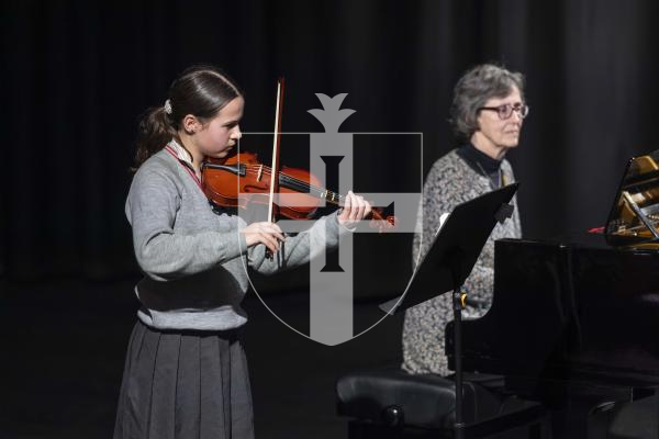 Picture by Peter Frankland. 05-03-26 Eisteddfod 2026 Class M042 - Violin Under 14. Louisa Bond