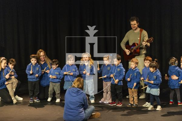 Picture by Sophie Rabey. 06–03-26.  Guernsey Eisteddfod 2026 at Beau Sejour.  Friday 6th Morning Session.
M119 - MUSIC MAKING PRE-SCHOOL AGE.
Butterflies Pre-School - This Little Light of Mine.