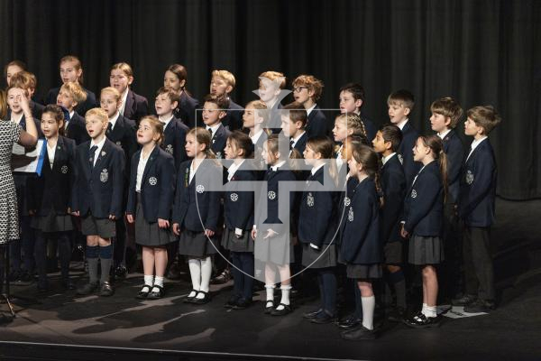 Picture by Sophie Rabey. 06–03-26.  Guernsey Eisteddfod 2026 at Beau Sejour.  Friday 6th Morning Session.
M209 - CHOIRS JUNIOR SCHOOL AGE - UNISON SINGING.
ECJS Choir - The Gasman Cometh / Go The Distance