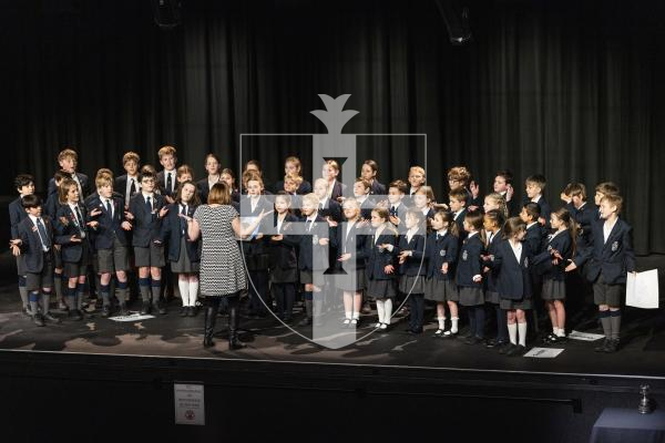 Picture by Sophie Rabey. 06–03-26.  Guernsey Eisteddfod 2026 at Beau Sejour.  Friday 6th Morning Session.
M209 - CHOIRS JUNIOR SCHOOL AGE - UNISON SINGING.
ECJS Choir - The Gasman Cometh / Go The Distance