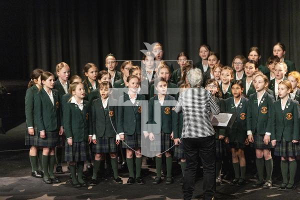 Picture by Sophie Rabey. 06–03-26.  Guernsey Eisteddfod 2026 at Beau Sejour.  Friday 6th Morning Session.
M209 - CHOIRS JUNIOR SCHOOL AGE - UNISON SINGING.
Melrose Junior Choir - The Place Where Lost Things Go / Cakes!