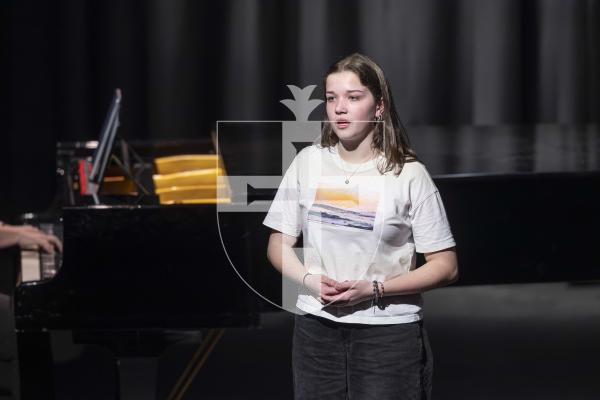Picture by Peter Frankland. 06-03-26 Eisteddfod 2026 - Class M183 - Pop Song Solo 15 and Under 18. Beth Phillipe.