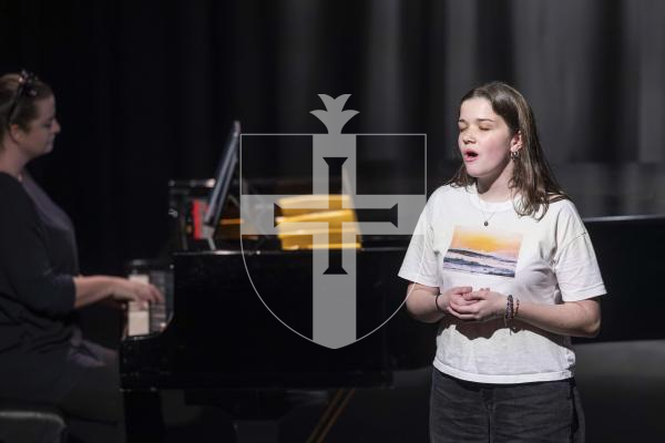 Picture by Peter Frankland. 06-03-26 Eisteddfod 2026 - Class M183 - Pop Song Solo 15 and Under 18. Beth Phillipe.