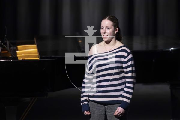 Picture by Peter Frankland. 06-03-26 Eisteddfod 2026 - Class M183 - Pop Song Solo 15 and Under 18. Mia Larbalestier