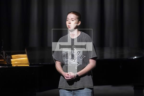 Picture by Peter Frankland. 06-03-26 Eisteddfod 2026 - Class M183 - Pop Song Solo 15 and Under 18. Tilly Hamilton