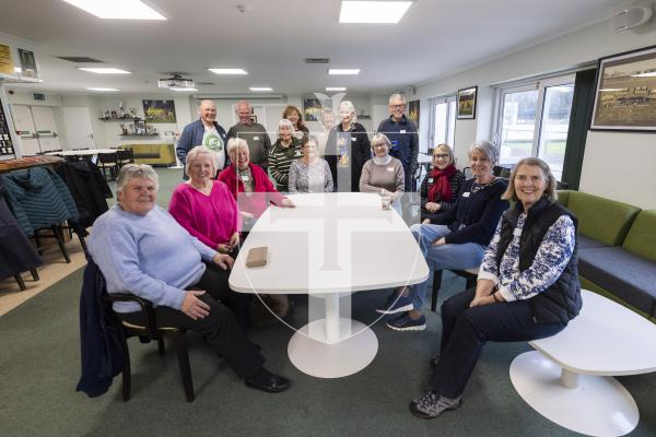 Picture by Sophie Rabey.  06-03-26.  A Vale School class from the 60's enjoyed a reunion at Vale Rec this afternoon.