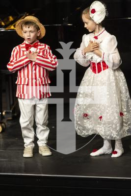 Picture by Sophie Rabey. 07–03-26.  Guernsey Eisteddfod 2026 at Beau Sejour.  Saturday 7th Morning Session.
M200 - SONGS FROM THE SHOWS UNDER 12.
Isabelle Davison and Archie Van Der Ham - Jolly Holiday from Mary Poppins