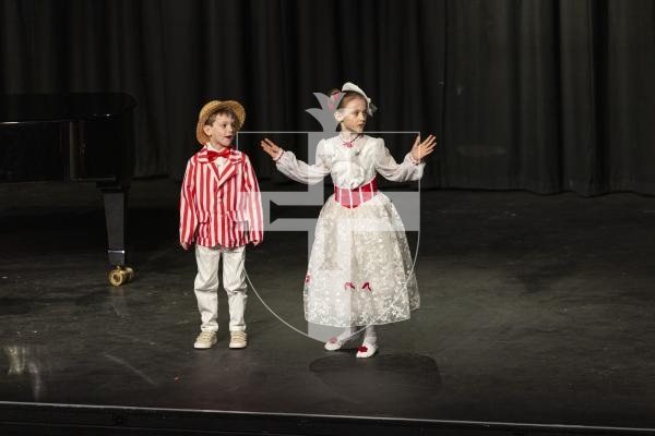 Picture by Sophie Rabey. 07–03-26.  Guernsey Eisteddfod 2026 at Beau Sejour.  Saturday 7th Morning Session.
M200 - SONGS FROM THE SHOWS UNDER 12.
Isabelle Davison and Archie Van Der Ham - Jolly Holiday from Mary Poppins