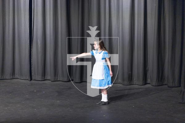 Picture by Peter Frankland. 09-03-26 Eisteddfod 2026 -  Class D027 - Character Studies 7 and under 9 years. Juliette Norman - Alice In Wonderland.