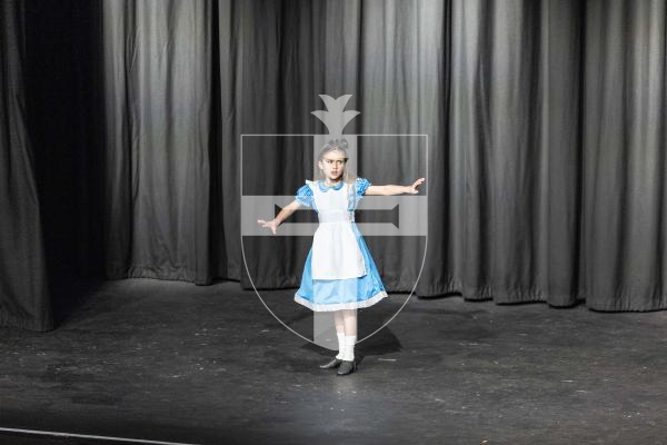 Picture by Peter Frankland. 09-03-26 Eisteddfod 2026 -  Class D027 - Character Studies 7 and under 9 years. Juliette Norman - Alice In Wonderland.