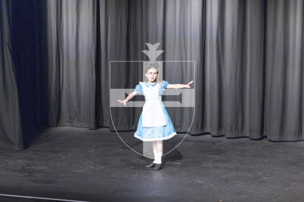 Picture by Peter Frankland. 09-03-26 Eisteddfod 2026 -  Class D027 - Character Studies 7 and under 9 years. Juliette Norman - Alice In Wonderland.