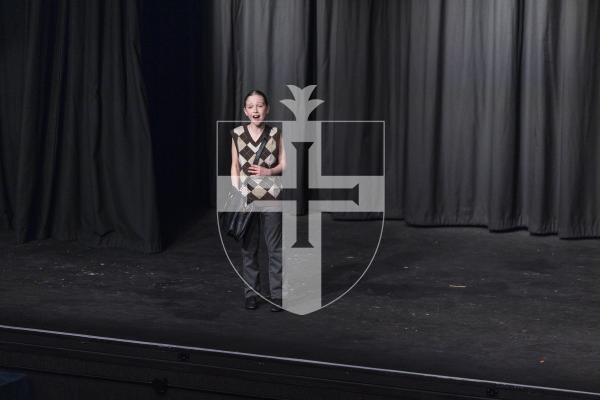 Picture by Peter Frankland. 09-03-26 Eisteddfod 2026 -  Class D039 - Musical Character Studies 9 and Under 11.Isla Cooney