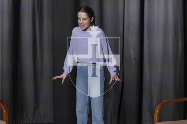 Picture by Peter Frankland. 10-03-26 Eisteddfod 2026 -  Class D029 - Character Studies 11 and Under 13. Amelie Buck - The Demon Headmaster.