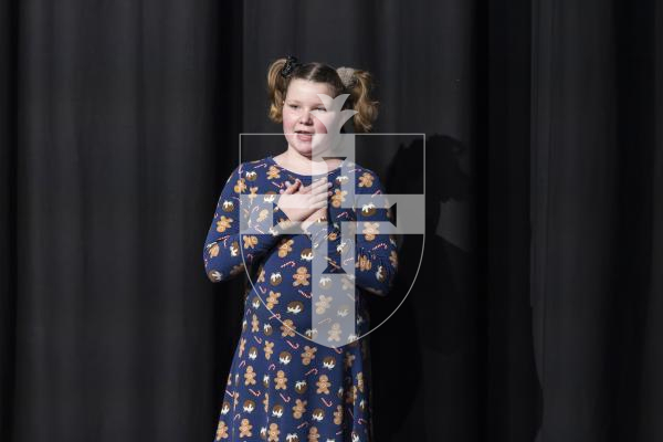 Picture by Peter Frankland. 10-03-26 Eisteddfod 2026 -  Class D015 - Original Verse Under 11. Megan Smith-Bourgaize.