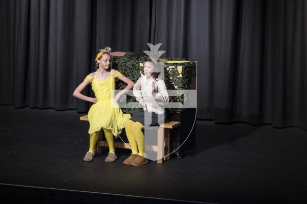 Picture by Peter Frankland. 11-03-26 Eisteddfod Class D052 Musical Duos Under 15 Years. Aoiffe Marie Manning and Eloise Rodrigues.