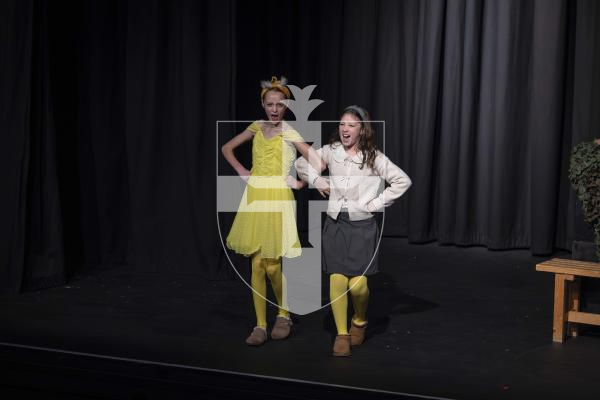 Picture by Peter Frankland. 11-03-26 Eisteddfod Class D052 Musical Duos Under 15 Years. Aoiffe Marie Manning and Eloise Rodrigues.