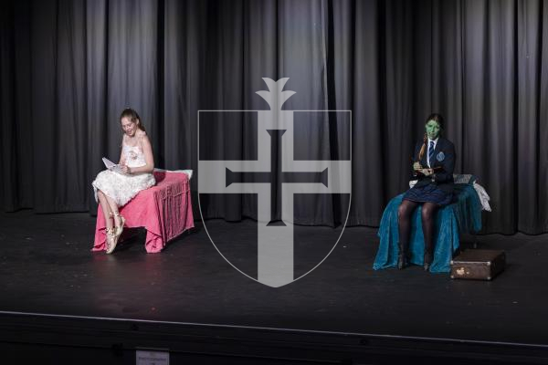 Picture by Peter Frankland. 11-03-26 Eisteddfod Class D052 Musical Duos Under 15 Years. Elodie Jager and Chloe Cherrett - Wicked.