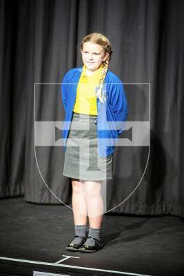Picture by Peter Frankland. 05-03-24 Eisteddfod English Speech and Drama. Class 104. Individual Poem 8 and under 9. Isabella Mauger