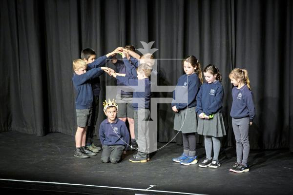 Picture by Peter Frankland. 05-03-24 Eisteddfod 2024. Class 468 - Sark School performance in Serquais.