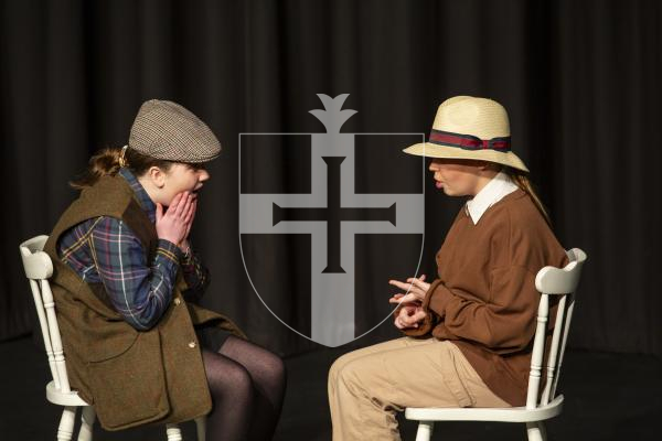 Picture by Sophie Rabey.  05-03-24.  Guernsey Eisteddfod 2024.  Tuesday 5th March - Afternoon Session.
CLASS 143 - DUOLOGUE.  UNDER 15 YEARS (School Years 10 & Below).  
“Own Choice” - Time Limit: 6 minutes.  (The S.W.A.T.S. Award).
Amelia Clarke & Gracie Whitwam - Wind in the Willows.