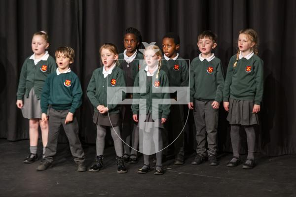 Picture by Sophie Rabey.  06-03-24.  Guernsey Eisteddfod 2024.  Wednesday 6th March - Afternoon Session.
CLASS 154 - GROUP SPEAKING UNDER 7 YEARS (School Years 2 & Below).
“Own Choice” - Time Limit: 3 minutes.  (The Vi Tostevin Cup.
Amherst Primary School - There's a Rang-Tan in My Bedroom.